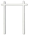 Lowen TradeSource 36"X36" ALUMINUM PARAMOUNT POST-WHITE