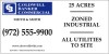 Lowen TradeSource 48"X96" 10MM CORRUGATED PLASTIC COMMERCIAL DIVISION PROPERTY SIGN PRINTED ON ONE SIDE