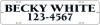 Lowen TradeSource 6"X24" .090 POLYETHYLENE AGENT RIDER