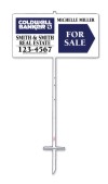 Lowen TradeSource 12"X24" 24 GAUGE STEEL AGENT FOR SALE DIRECTIONAL #1 STAKE UNIT