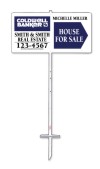 Lowen TradeSource 12"X24" 24 GAUGE STEEL AGENT HOUSE FOR SALE DIRECTIONAL #1 STAKE UNIT