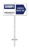 Lowen TradeSource 12"X24" 24 GAUGE STEEL OPEN HOUSE DIRECTIONAL #1 STAKE UNIT