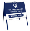 Lowen TradeSource 18h x 24w C/B .050 POLY OFFICE OPEN HOUSE ANGLE IRON A-FRAME (ST) UNITS - BLUE FRAME