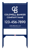 Lowen TradeSource 24h x 24w C/B REFLECTIVE 24 GA STEEL OFFICE ANGLE IRON SIGN FRAME (GB) UNIT - BLUE FRAME