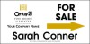 Lowen TradeSource 12"h x 24"w 24 GA STEEL FINE HOMES FOR SALE DIRECTIONAL PANEL-WHITE BACKGROUND