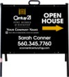 Lowen TradeSource 18"X24" FINE HOMES AGENT OPEN HOUSE STEEL TENT UNIT