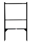 Lowen TradeSource Real Estate Angle Iron Sign Frame, 18" x 24" Black
