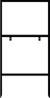 Lowen TradeSource 18"X24" SLIP ANGLE FRAME-BLACK