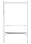 Lowen TradeSource 24"X24" GIBRALTAR FRAME-WHITE