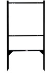 Lowen TradeSource Real Estate  Angle Iron Sign Frame, 24" x 24" Black