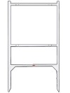 Lowen TradeSource 25"X24" GIBRALTAR FRAME-WHITE