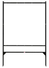 Lowen TradeSource Real Estate  Angle Iron Sign Frame, 48" x 48"-Black