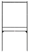 Lowen TradeSource 48"h x 48"w THOR 2-INSERT COMMERCIAL FRAME