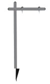 Lowen TradeSource ALUMINUM PREMIER POST-GRAY