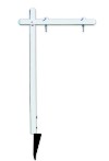 Lowen TradeSource ALUMINUM PREMIER POST FOR 28" OR 30" WIDE PANELS-WHITE