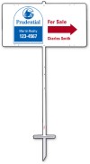 Lowen TradeSource 12"h x 24"w STEEL FOR SALE #1 STAKE UNIT-2 COLORS