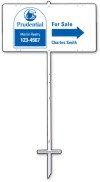 Lowen TradeSource 12"h x 24"w STEEL FOR SALE #1 STAKE UNIT-1 COLOR