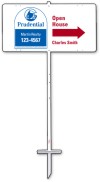 Lowen TradeSource 12"h x 24"w STEEL OPEN HOUSE #1 STAKE UNIT-2 COLORS