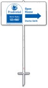 Lowen TradeSource 12"h x 24"w STEEL OPEN HOUSE #1 STAKE UNIT-1 COLOR