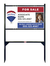 Lowen TradeSource 18h x 30w REMAX 24 GA STEEL PHOTO ANGLE IRON SIGN FRAME (GB) UNIT