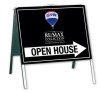 Lowen TradeSource 18"h x 24"w RE/MAX COLLECTION POLY LITE OPEN HOUSE DIRECTIONAL TENT UNIT