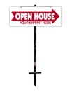 Lowen TradeSource 9"X24" 24 GAUGE STEEL OPEN HOUSE DIRECTIONAL BUDGET UNIT