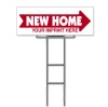 Lowen TradeSource 9"X24" 4MM CORRUGATED PLASTIC NEW HOME DIRECTIONAL  ECONO UNIT