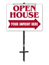 Lowen TradeSource 18"h x 24"w 4MM CORRUGATED PLASTIC OPEN HOUSE DIRECTIONAL BUDGET UNIT