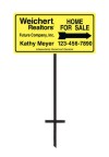 Weichert Realtors&reg; 12"X24" STEEL HOME FOR SALE #1 STAKE UNIT