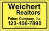 Weichert Realtors&reg; 10"X16" OFFICE MAGNETIC CAR SIGN
