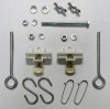 Lowen TradeSource PREMIER POST HARDWARE KIT - WHITE : gibralter frame, hardware, rider hardware, riderclips, thor frame