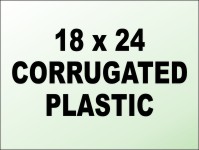 Independent REALTORS&reg; 18X24 4MM CORRUGATED PLASTIC JACK PANEL