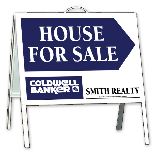 Coldwell Banker® Real Estate House For Sale AFrame And Sign Panel Unit