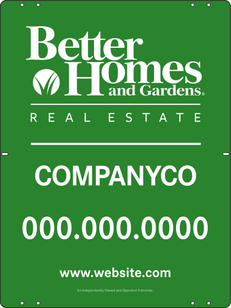 Sign Panel, 24 GA Steel 24"H X 18"W