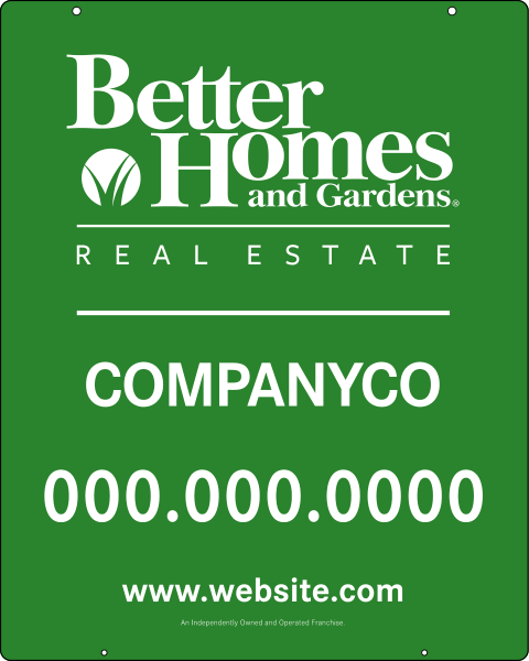 Hanging Sign Panel With Grommets, 24 GA Steel 30"H X 24"W