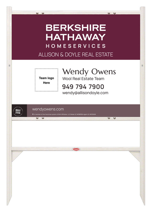 Angle Iron Frame And Team Logo Sign Panel Unit, 24"H X 30"W, Steel