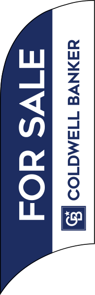 Coldwell Banker&reg; Real Estate FOR SALE FEATHER FLAG ONLY, 7-foot