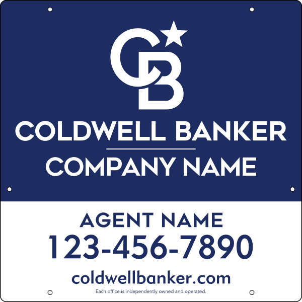 Agent Hanging Sign Panel, 24"H X 24"W, 3mm Aluminum Composite