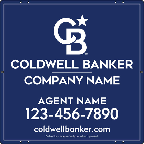 Agent Sign Panel, 24"H X 24"W, .040 Aluminum