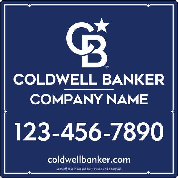 Reflective Office Hanging Sign Panel, 24"H X 24"W, .063 Aluminum