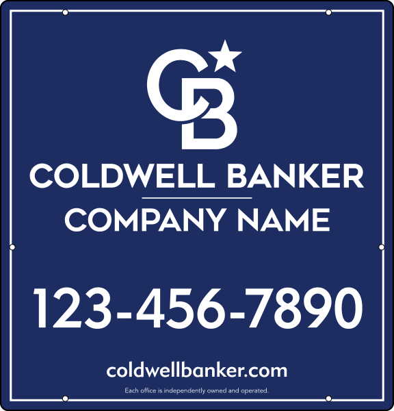 Reflective Office Hanging Sign Panel, 25"H X 24"W, 3mm Aluminum Composite