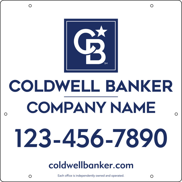 Reflective Office Hanging Sign Panel, 24"H X 24"W, .063 Aluminum