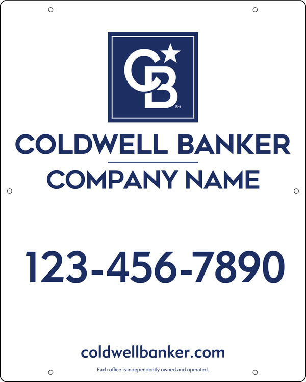 Reflective Office Hanging Sign Panel, 30"H X 24"W, .063 Aluminum