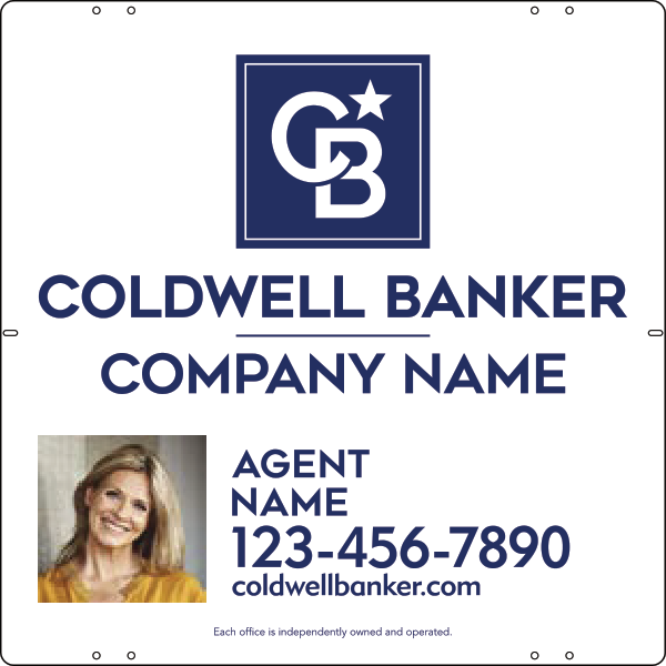 Reflective Agent Photo Sign Panel, 24"H X 24"W, 3mm Aluminum Composite