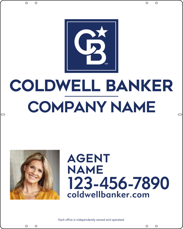 Reflective Agent Photo Sign Panel, 30"H X 24"W, .040 Aluminum