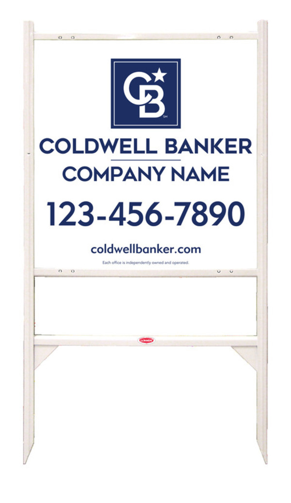 Angle Iron Frame And Reflective Office Sign Panel Unit, 24"H X 24"W, .040 Aluminum