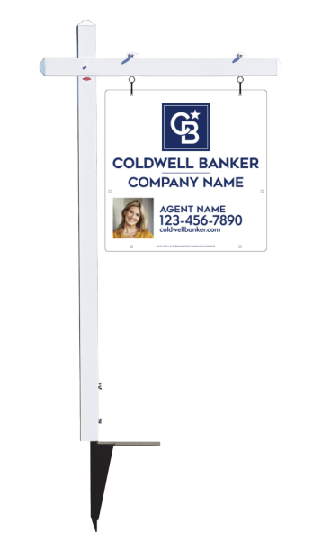 Sign Post And Reflective Agent Photo Sign Panel Unit, 24"H X 24"W, 3mm Aluminum Composite