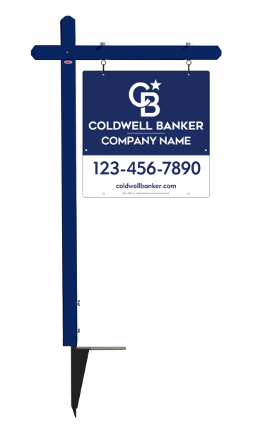 Sign Post And Office Sign Panel Unit, 24"H X 24"W, 3mm Aluminum Composite