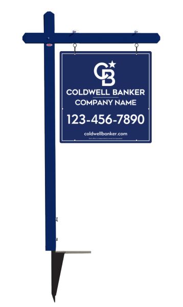 Sign Post And Office Sign Panel Unit, 24"H X 24"W, 3mm Aluminum Composite