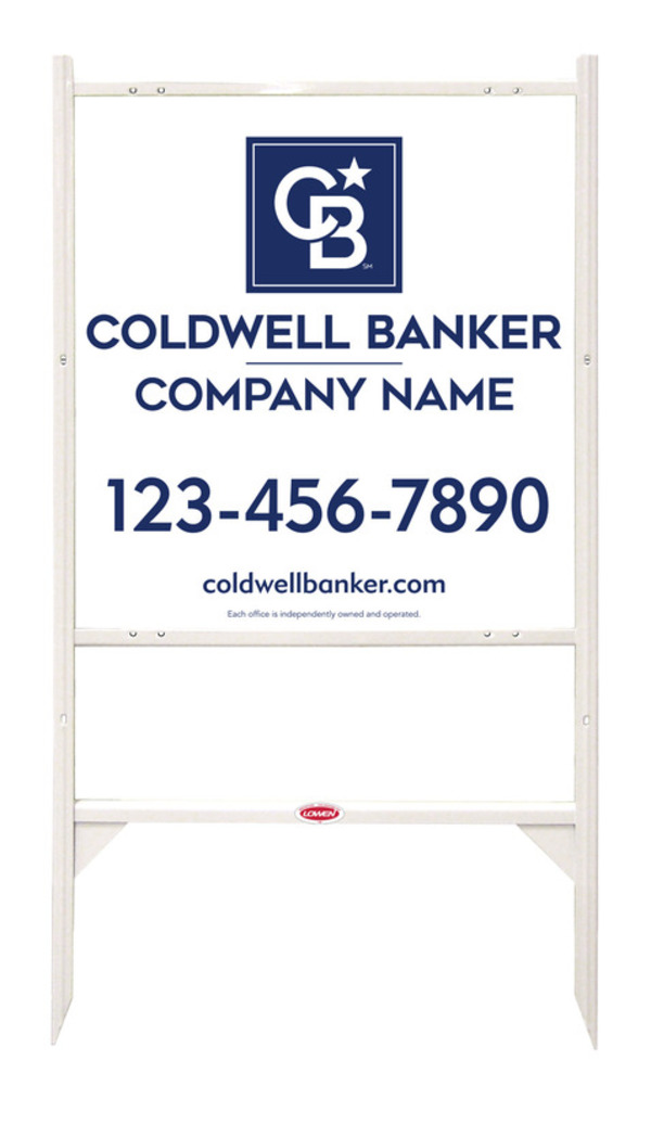 Angle Iron Frame And Reflective Office Sign Panel Unit, 25"H X 24"W, 3mm Aluminum Composite
